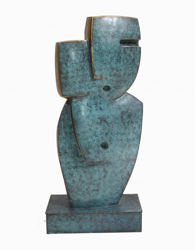 Abstrakte Kunst Skulptur Gartenstatue Figur Hepworth Kubismus