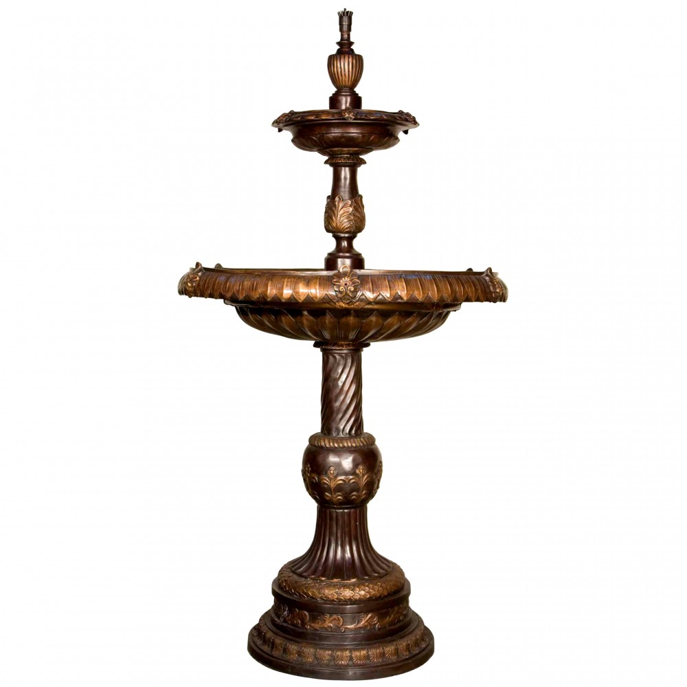 Französischer Bronzebrunnen, klassisches Gartenwasserspiel