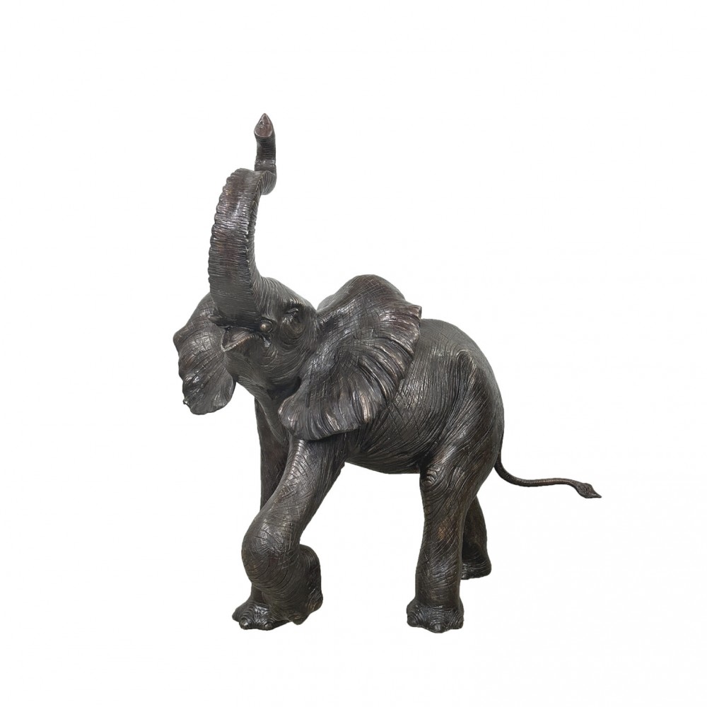 Große bronzene Elefantenstatue, Gartentierabgüsse