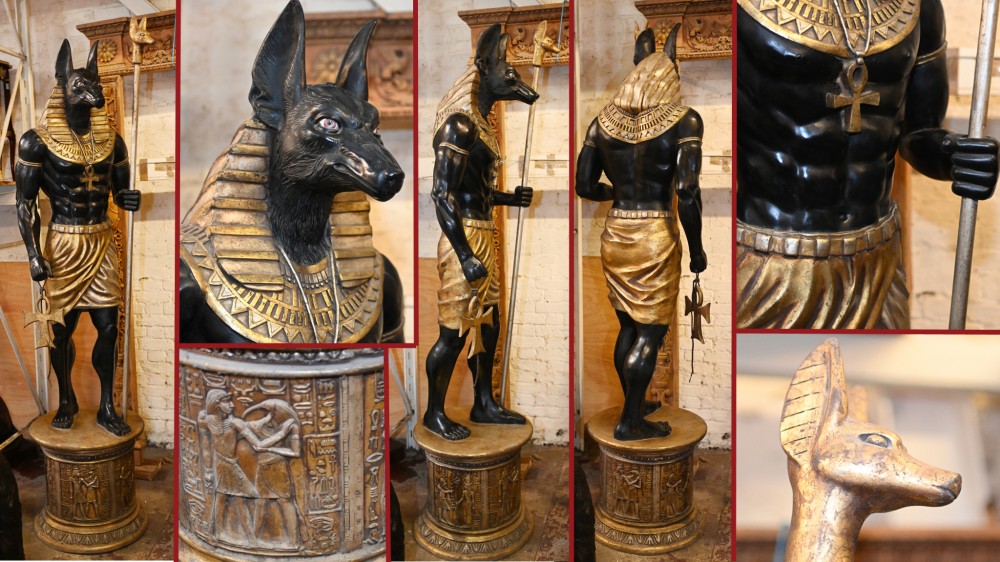 Große ägyptische Statue Ebros Egypt God Film Prop 8 Fuß